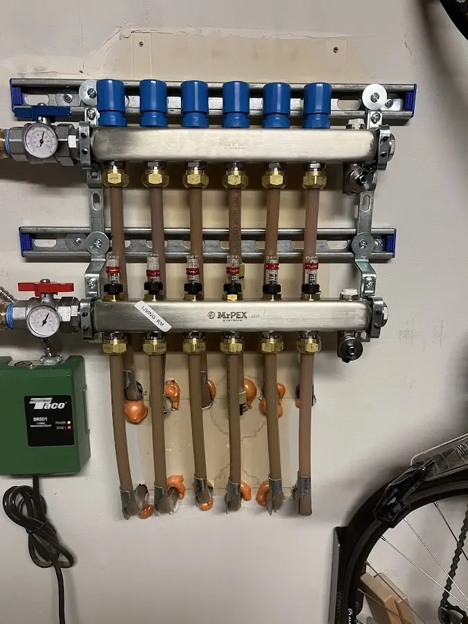 Plumber performing Leak Detection at a residential property in North Druid Hills